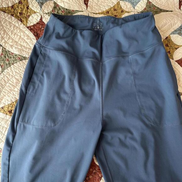 Lululemon align joggers in blue twill Size M athleisure yoga spring running gym - Picture 3 of 7